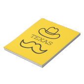 Bloc-note Texas en jaune 2 (Tourné)