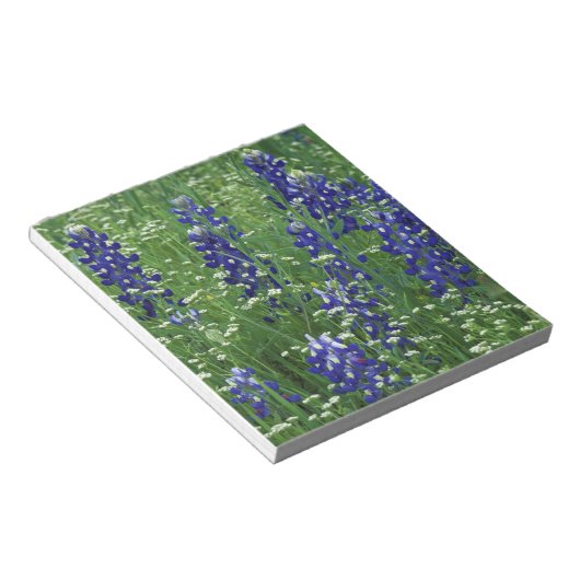 Bloc-note Texas, Lac Buchanan. Texas Bluebonnet et Wild (Incliné)