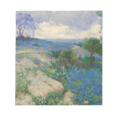 Bloc-note Texas Landscape With Bluebonnets (Devant)