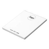 Bloc-note Texte de logo simple pour promotion d'entreprise (Tourné)