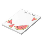Bloc-note Texte des pièces de pastèque (Tourné)
