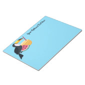 Bloc-note Texte et couleur personnalisés Illustration Toucan (Incliné)