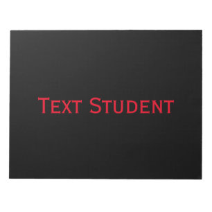 Bloc-note Texte Étudiant Imprimé Pages Travailleurs de burea