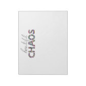 Bloc-note Texte Motivationnel Positif Beau Chaos (Tourné)