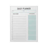 Bloc-note Texte personnalisé et couleur d'accentuation du pl (Tourné)