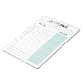 Bloc-note Texte personnalisé et couleur d'accentuation du pl (Incliné)