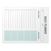 Bloc-note Texte personnalisé et couleur d'accentuation du pl (Devant)