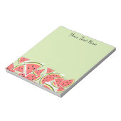 Bloc-note Texte vert pastèque (Tourné)