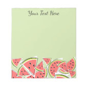 Bloc-note Texte vert pastèque (Devant)