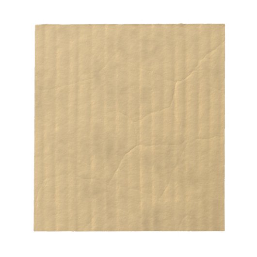 Bloc-note Texture carton ondulé (Devant)