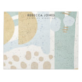 BLOC-NOTE TEXTURE CÉRAMIQUE MODERNE ABSTRAITE GÉOMÉTRIQUE (Devant)