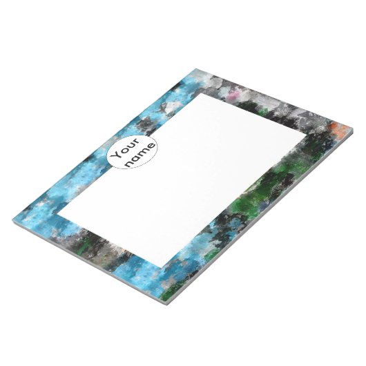 Bloc-note Texture colorée (Incliné)