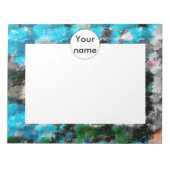 Bloc-note Texture colorée (Devant)