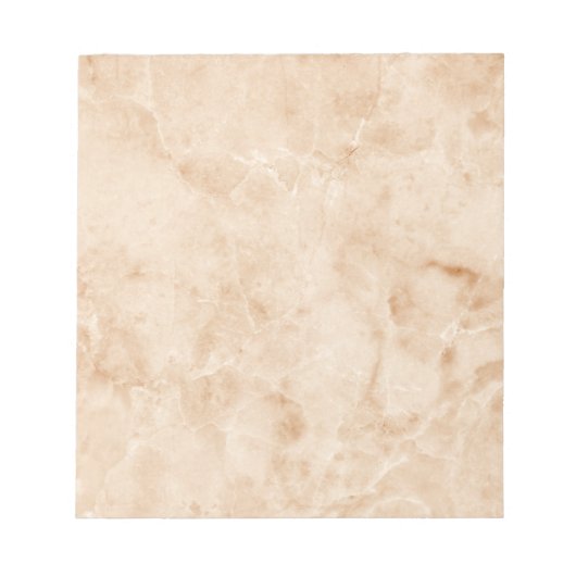 Bloc-note Texture crémeuse en marbre (Devant)