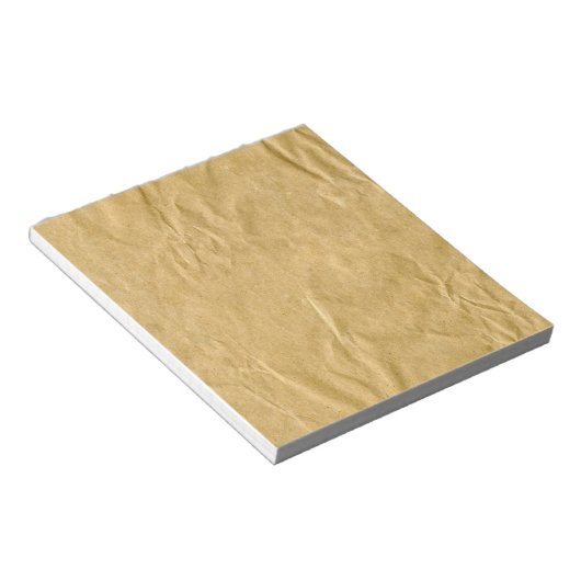 Bloc-note Texture de carton ondulé (Incliné)