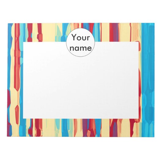 Bloc-note Texture des aquarelles (Devant)