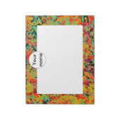 Bloc-note Texture des trous colorés (Tourné)