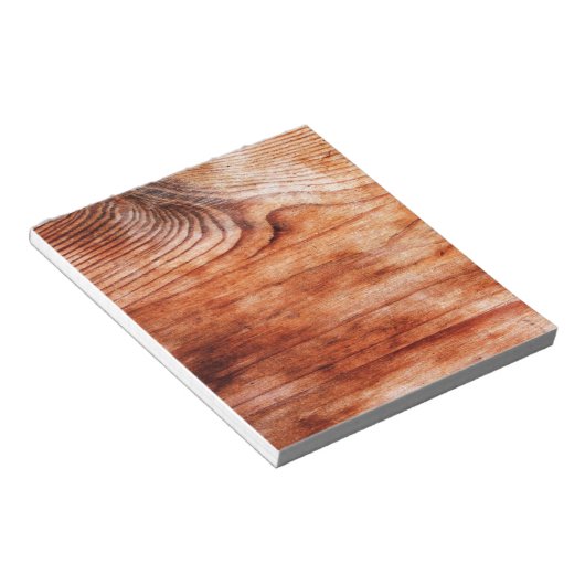 Bloc-note Texture du grain de bois (Incliné)