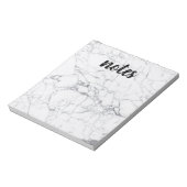 Bloc-note Texture en marbre gris avec texte de grandes notes (Tourné)