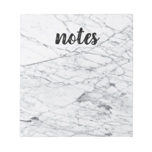 Bloc-note Texture en marbre gris avec texte de grandes notes