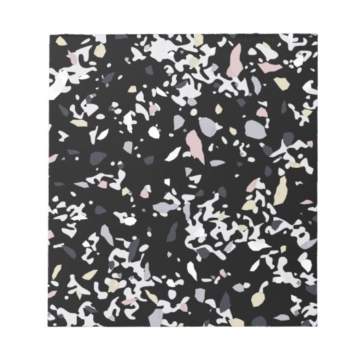Bloc-note Texture en marbre noir (Devant)