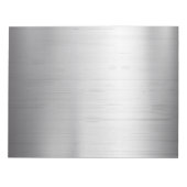 Bloc-note Texture métallique argentée (Devant)