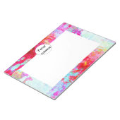 Bloc-note Texture rouge rose (Incliné)