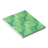 Bloc-note Texture verre vert émeraude (Incliné)