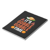 Bloc-note Thanksgiving C'Est Des Temps Gobous (Tourné)