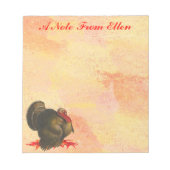 Bloc-note Thanksgiving Turquie (Devant)