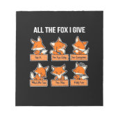 Bloc-note The Fox I Give (Devant)
