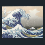Bloc-note The Great Wave of Kanagawa - Katsushika Hokusai<br><div class="desc">The Great Wave of Kanagawa. Deux fois plus que deux fois plus que deux fois plus qu'un autre. Familles Japonaises Ukiyo-e, or woodblock print, par l'artiste japonais Katsushika Hokusai.</div>