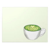 Bloc-note Thé japonais Matcha Green Latte Teacup Foin (Devant)
