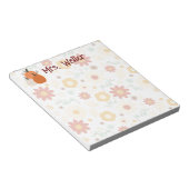 Bloc-note thème automne personnalisé (Incliné)