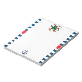 Bloc-note Thème Baby shower de l'alligator marin mignon (Tourné)