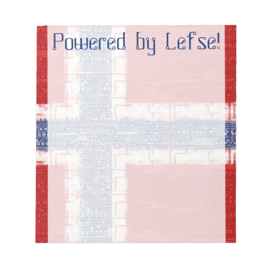 Bloc-note Thème Carte mère norvégienne (Devant)