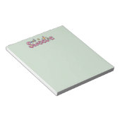 Bloc-note Thème de bonbons Kawaii (Incliné)