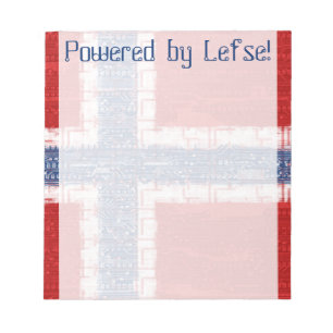 Bloc-note Thème de la carte mère norvégienne