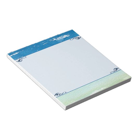 Bloc-note Thème des vagues de l'océan (Incliné)