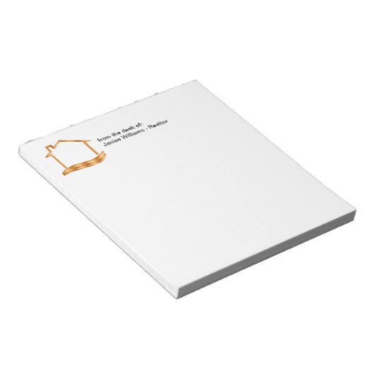 Bloc-note Thème immobilier Classy Realtor (Incliné)