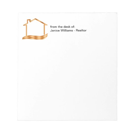 Bloc-note Thème immobilier Classy Realtor (Devant)