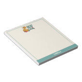 Bloc-note This Girl Loves Foxes!–Quote Custom Name (Incliné)