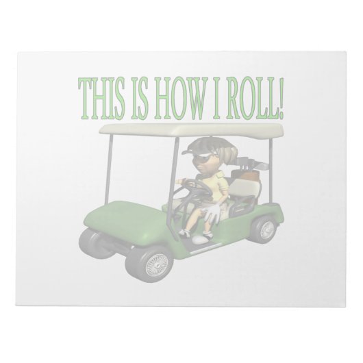 Bloc-note This Is How I Roll (Devant)