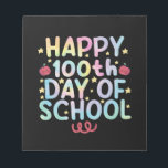 Bloc-note Tie Dye Joyeux 100ème Jour De L'Enseignant Étudian<br><div class="desc">Tie Dye Joyeux 100ème Jour De L'Enseignant Étudiant 100 Jours T-Shirt</div>