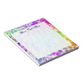 Bloc-note Tiedye Hippie Wavy Rainbow Effet (Incliné)