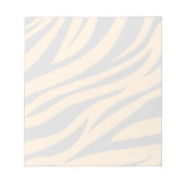 Bloc-note Tiger Stripes noir Orange Wild Animal patte (Devant)