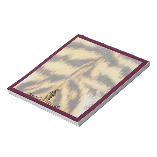 Bloc-note Tigre Maroon Notepad Dancer #1 (Tourné)