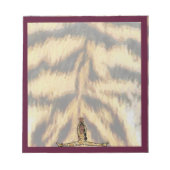 Bloc-note Tigre Maroon Notepad Dancer #1 (Devant)