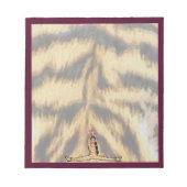 Bloc-note Tigre Maroon Notepad Dancer #2 (Devant)