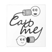 Bloc-note Tin Can Phone Call Me (Devant)